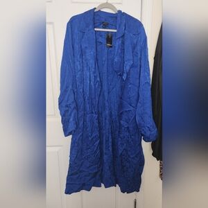 Torrid Royal Blue Trench Coat